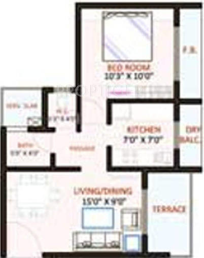 AP Bianca (1BHK+1T (715 sq ft) 715 sq ft) AP Bianca (1BHK+1T (715 sq ft) 715 sq ft)