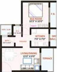 AP Bianca (1BHK+1T (715 sq ft) 715 sq ft) AP Bianca (1BHK+1T (715 sq ft) 715 sq ft)