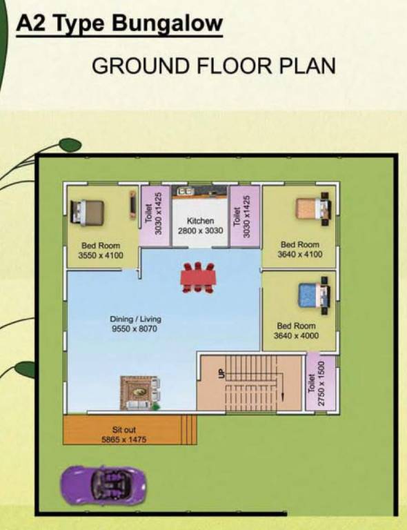 green hamlet Floor Plan Ground Floor Plan