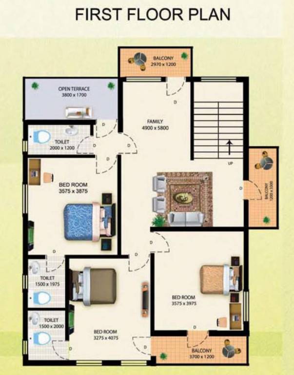 green hamlet Floor Plan First Floor Plan