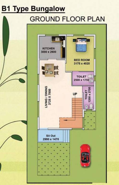 green hamlet Floor Plan Ground Floor Plan