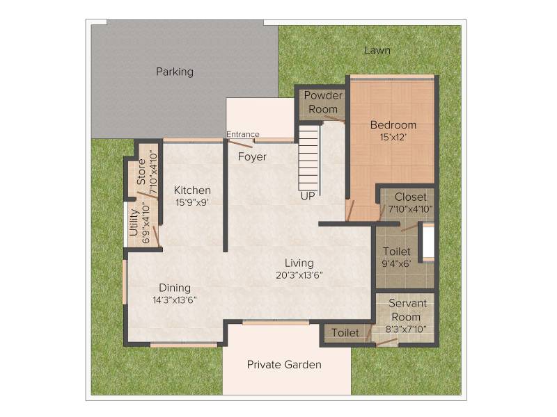 Alekhya Woods (4BHK+4T (4,370 sq ft)   Servant Room 4370 sq ft)