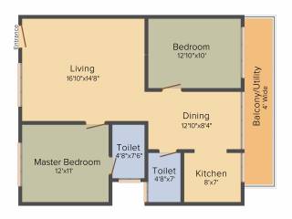 VH Celino Apartment (2BHK+2T (1,113 sq ft) 1113 sq ft) VH Celino Apartment (2BHK+2T (1,113 sq ft) 1113 sq ft)