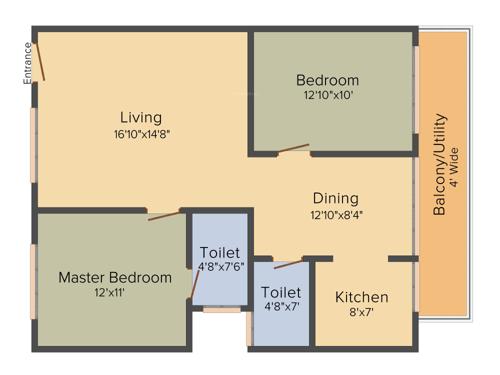 VH Celino Apartment (2BHK+2T (1,113 sq ft) 1113 sq ft) VH Celino Apartment (2BHK+2T (1,113 sq ft) 1113 sq ft)