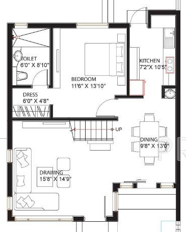  asteria villas Floor Plan First Floor Plan