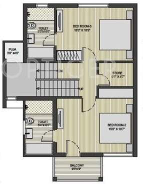  govardhan galaxy prime Floor Plan First Floor Plan