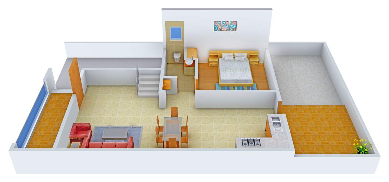 Galaxy Govardhan Galaxy (3BHK+3T (1,692 sq ft) Pooja Room 1692 sq ft)