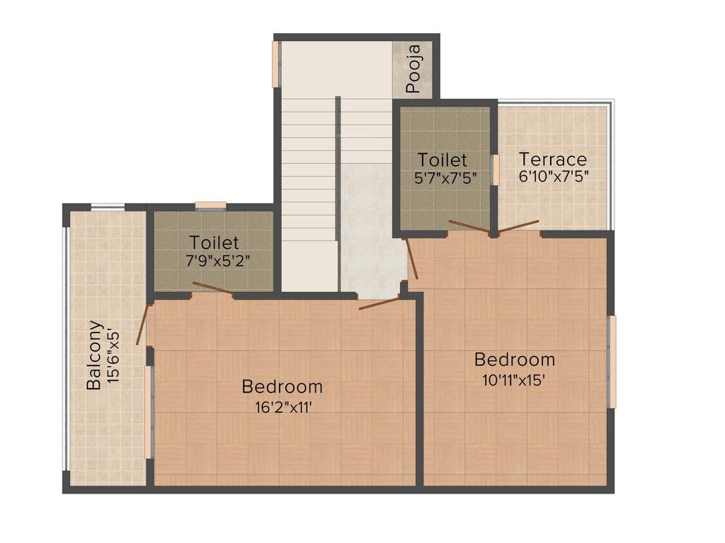 Galaxy Govardhan Galaxy (3BHK+3T (1,692 sq ft) Pooja Room 1692 sq ft)