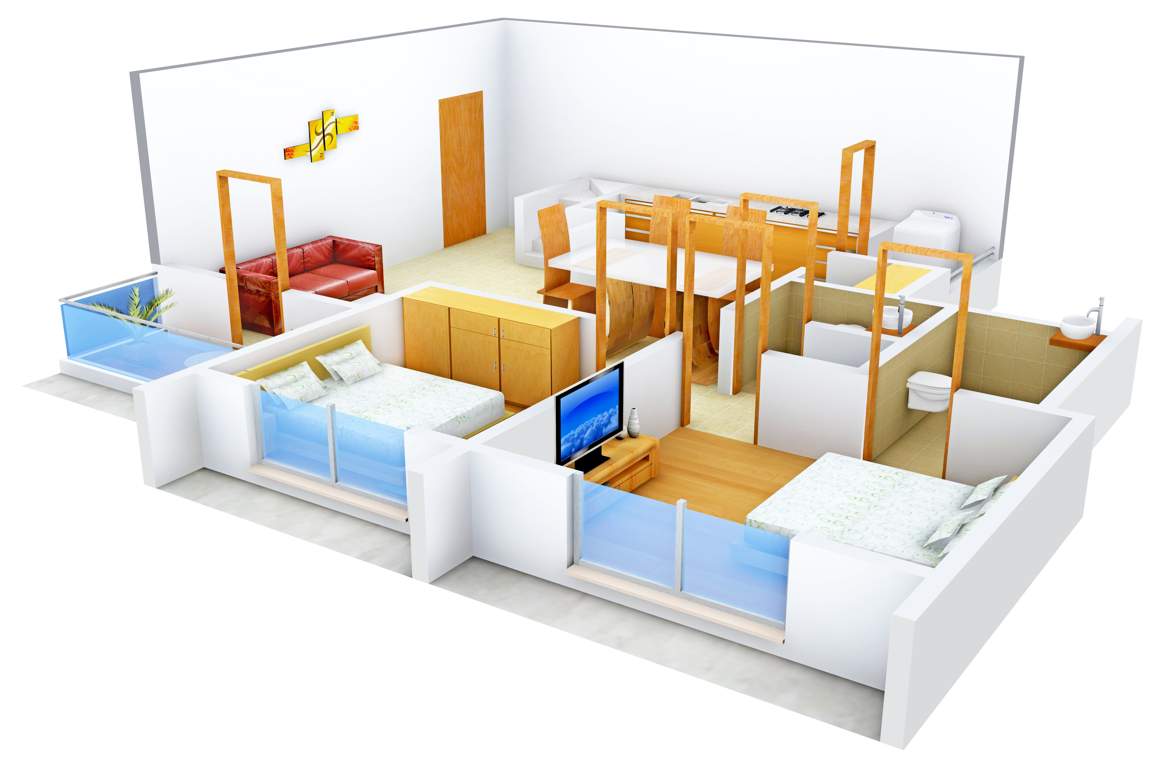 Popular Paradise (3BHK+3T (1,890 sq ft) 1890 sq ft)