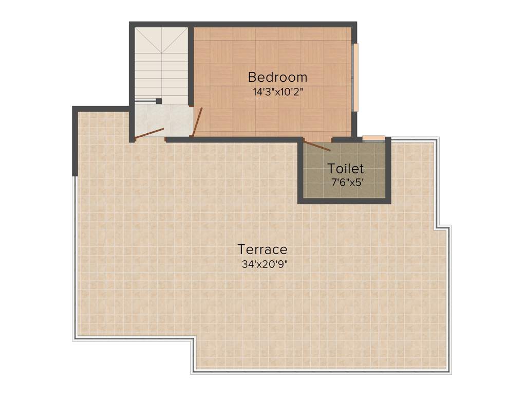 Popular Paradise (3BHK+3T (1,890 sq ft) 1890 sq ft)