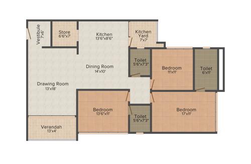 Himalaya Calista (3BHK+3T (2,400 sq ft) 2400 sq ft)