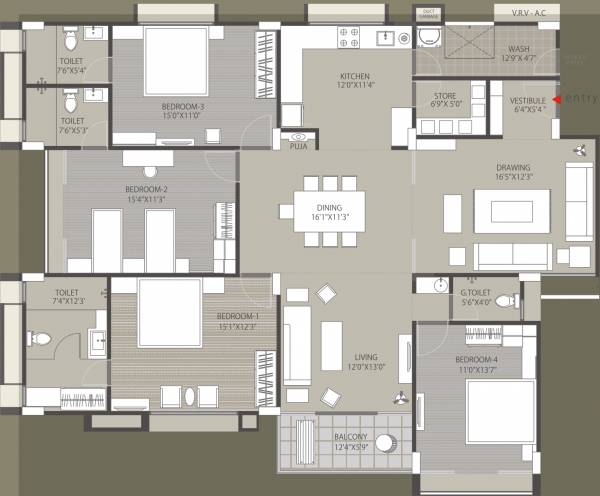 Kamnath Sepal Solitaire (4BHK+4T (3,000 sq ft) 3000 sq ft) Kamnath Sepal Solitaire (4BHK+4T (3,000 sq ft) 3000 sq ft)