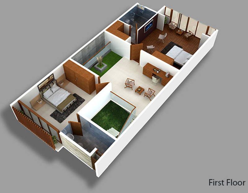 Essem Ele Vana (4BHK+4T (3,434 sq ft) + Servant Room 3434 sq ft)