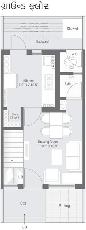DBS Umang Homes Vehlal (2BHK+2T (882 sq ft) 882 sq ft)