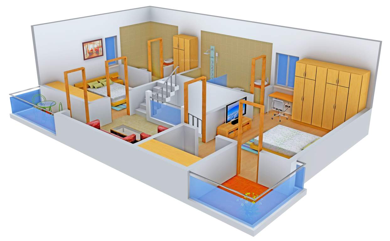 Oorjita Grand Vie II (3BHK+3T (1,599 sq ft) 1599 sq ft)