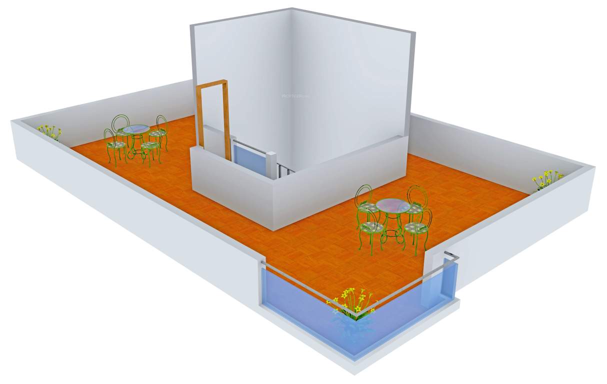 Oorjita Grand Vie II (3BHK+3T (1,599 sq ft) 1599 sq ft)