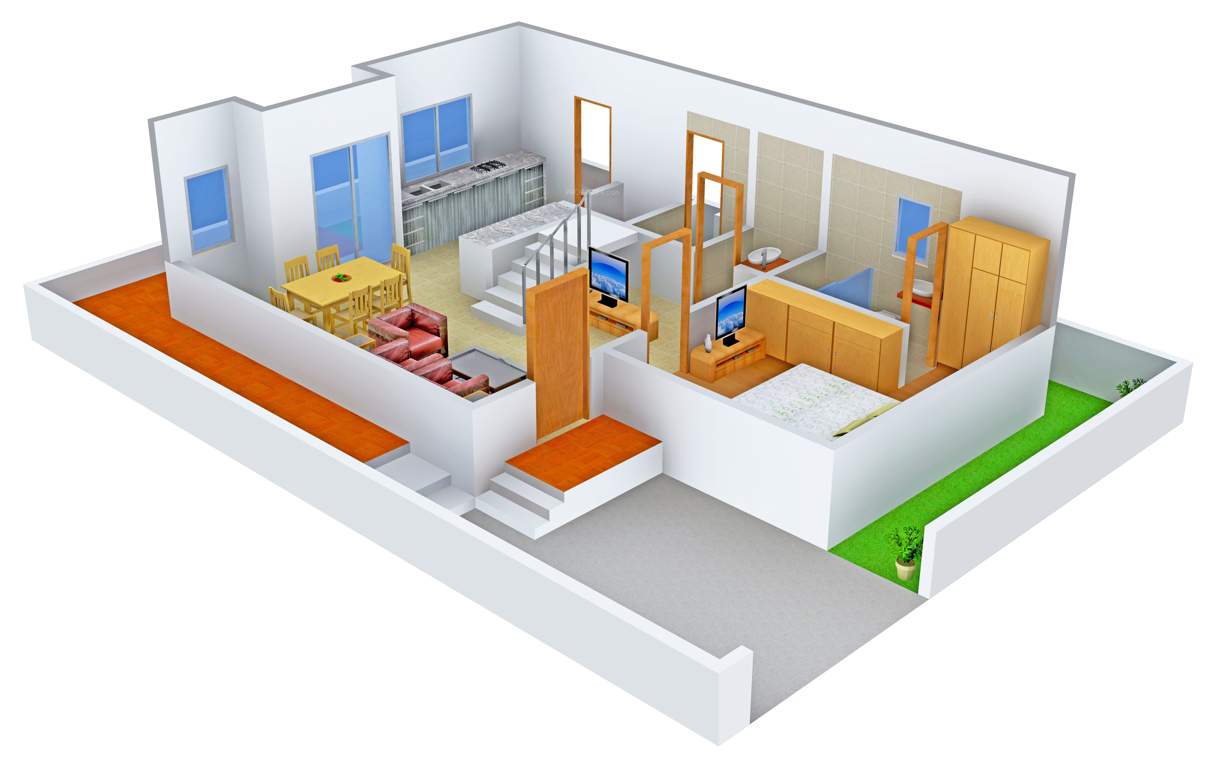 Oorjita Grand Vie II (3BHK+3T (1,599 sq ft) 1599 sq ft)