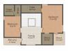 Oorjita Grand Vie II (3BHK+3T (1,599 sq ft) 1599 sq ft)