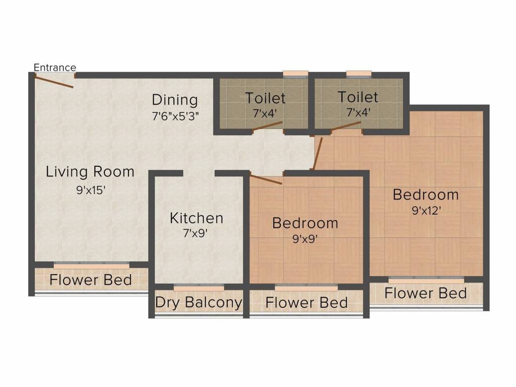 Agarwal Solitaire (2BHK+1T (880 sq ft) 880 sq ft) Agarwal Solitaire (2BHK+1T (880 sq ft) 880 sq ft)
