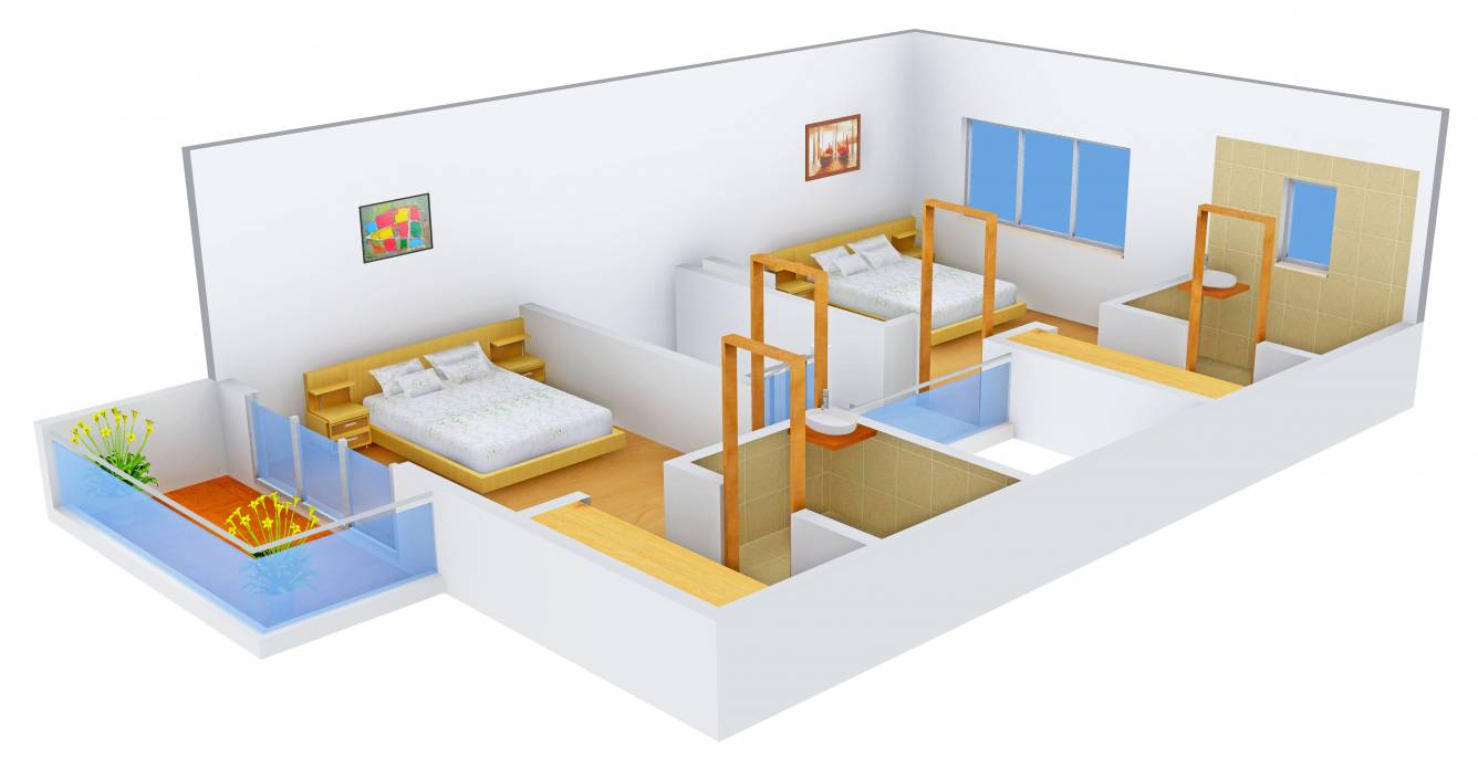 Man Royal Bungalows (3BHK+3T (2,015 sq ft) 2015 sq ft)