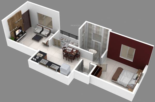 Vishva Thorve Vishva (1BHK+1T (628 sq ft) 628 sq ft)