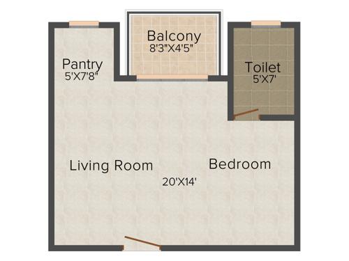 Oasis Venetia Heights (1BHK+1T (595 sq ft) 595 sq ft) Oasis Venetia Heights (1BHK+1T (595 sq ft) 595 sq ft)