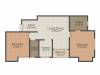 Prudent Habitat (2BHK+2T (990 sq ft) 990 sq ft)