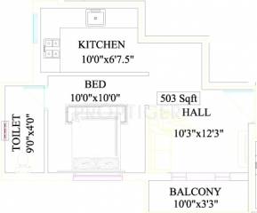 Sankar Yatra 2 (1BHK+1T (503 sq ft) 503 sq ft) Sankar Yatra 2 (1BHK+1T (503 sq ft) 503 sq ft)