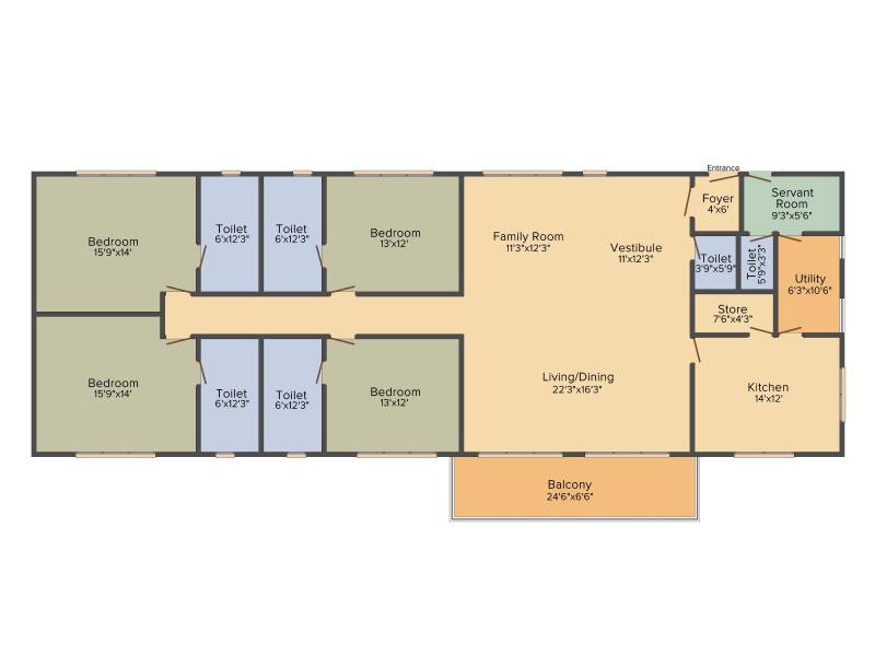 Synthesis Altius III (4BHK+6T (3,725 sq ft)   Servant Room 3725 sq ft)