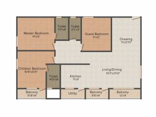 Dhruthi Tranquil Towers (3BHK+3T (1,825 sq ft) 1825 sq ft) Dhruthi Tranquil Towers (3BHK+3T (1,825 sq ft) 1825 sq ft)