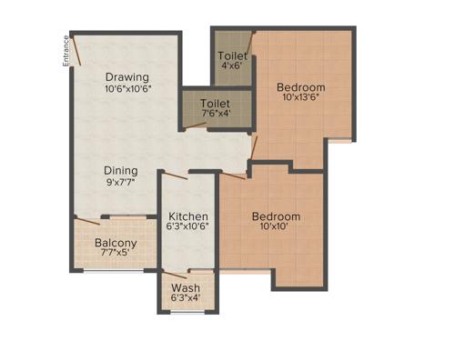 Soumya Evergreen (2BHK+2T (949 sq ft) 949 sq ft) Soumya Evergreen (2BHK+2T (949 sq ft) 949 sq ft)