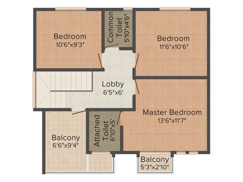 Pacifica San Tropez (4BHK+3T (1,947 sq ft) 1947 sq ft) Pacifica San Tropez (4BHK+3T (1,947 sq ft) 1947 sq ft)