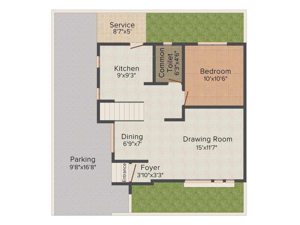 Pacifica San Tropez (4BHK+3T (1,947 sq ft) 1947 sq ft)