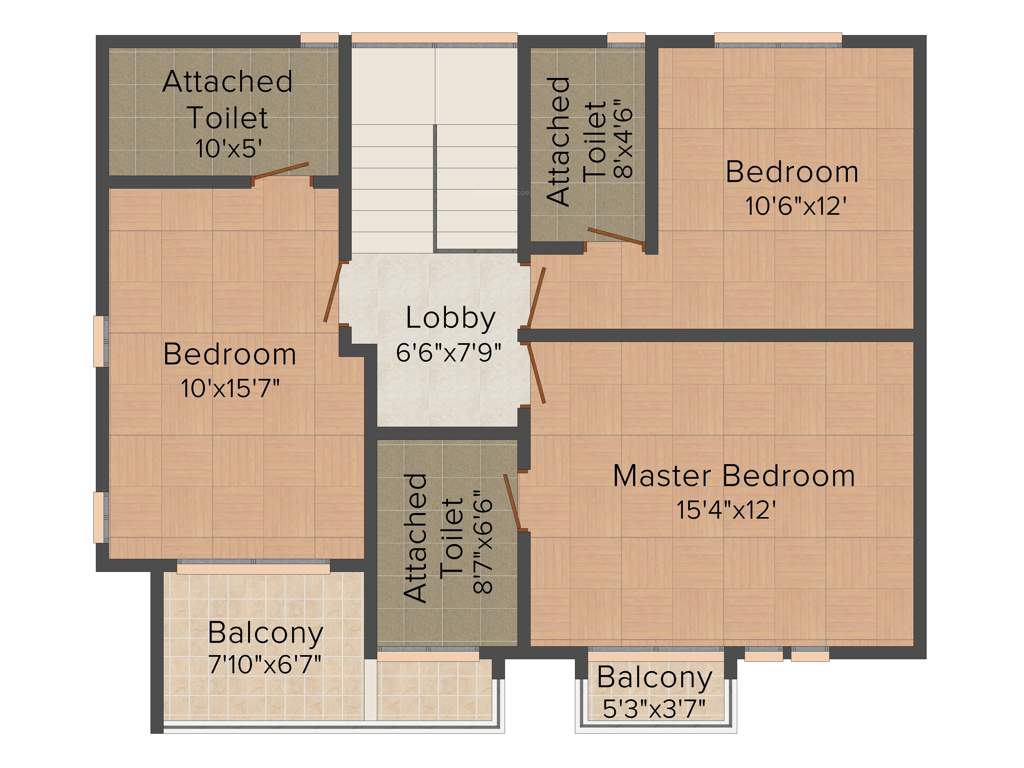 Pacifica San Tropez (4BHK+4T (2,541 sq ft) 2541 sq ft)