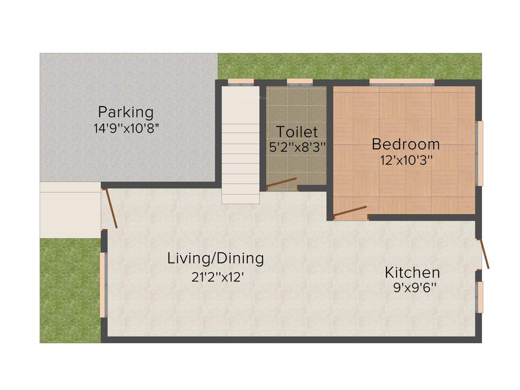 Pacifica Casa Lake Side (4BHK+4T (1,286 sq ft) 1286 sq ft)