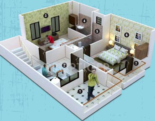 Kamal Bliss Villas (3BHK+3T (1,495 sq ft) 1495 sq ft)