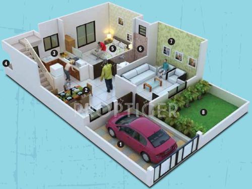 Kamal Bliss Villas (3BHK+3T (1,495 sq ft) 1495 sq ft)