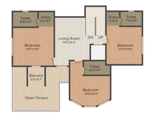 Travancore Swiss Gardens (4BHK+4T (3,500 sq ft) 3500 sq ft)