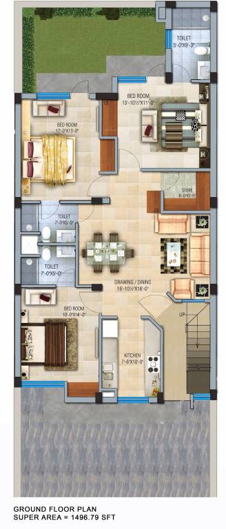 GBP Rosewood Estate Apartment (3BHK+3T (1,496 sq ft) 1496 sq ft) GBP Rosewood Estate Apartment (3BHK+3T (1,496 sq ft) 1496 sq ft)