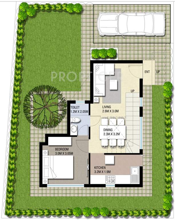 Nucleus Lavender (3BHK+3T (1,100 sq ft) 1100 sq ft)