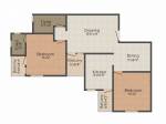 MGR Sahaj Residency (2BHK+2T (1,161 sq ft) 1161 sq ft) MGR Sahaj Residency (2BHK+2T (1,161 sq ft) 1161 sq ft)