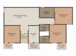 MGR Sahaj Residency (3BHK+3T (1,566 sq ft) 1566 sq ft) MGR Sahaj Residency (3BHK+3T (1,566 sq ft) 1566 sq ft)