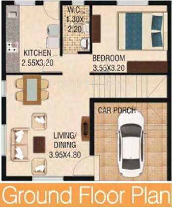 Indiana Kensville (3BHK+3T (1,484 sq ft) 1484 sq ft)