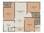 Manglam Metropolis (3BHK+3T (1,613 sq ft) 1613 sq ft)