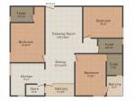 Manglam Metropolis (3BHK+3T (1,663 sq ft) 1663 sq ft)