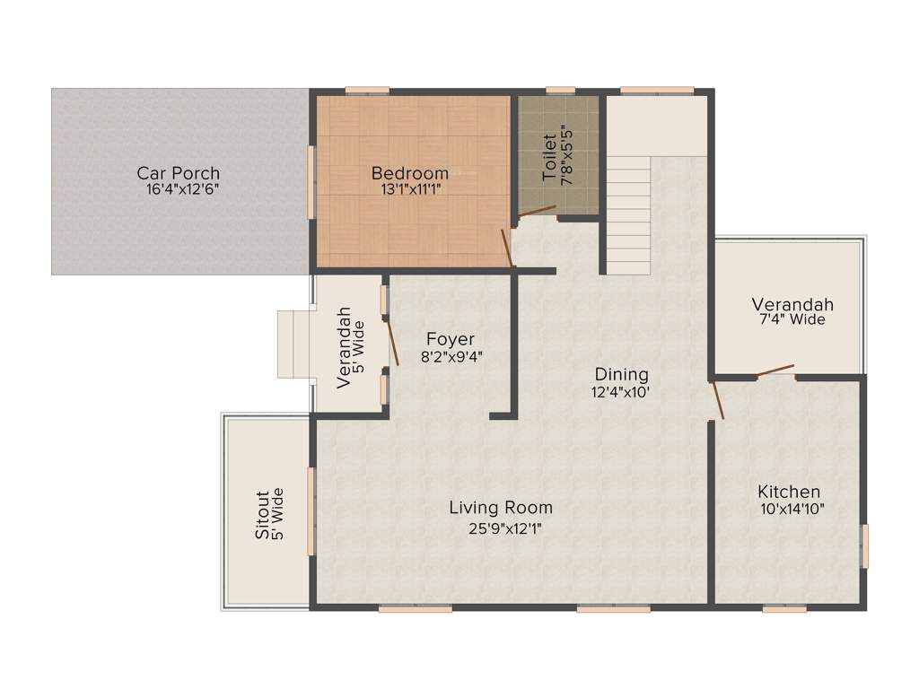 Nanu Sapana Emerald (4BHK+4T (2,508 sq ft) 2508 sq ft)