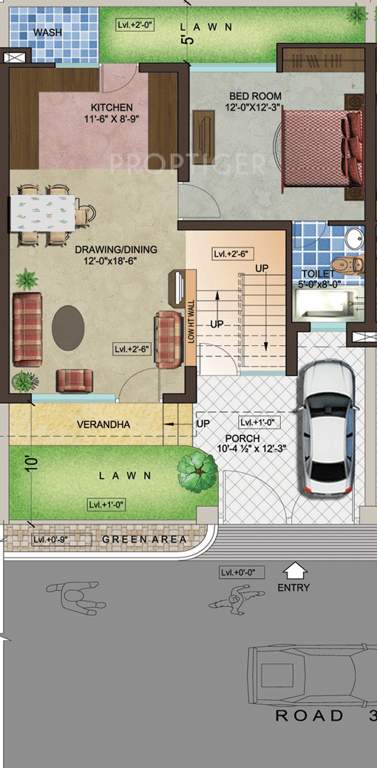 Manglam Aangan The Villas (3BHK+3T (1,550 sq ft) 1550 sq ft)