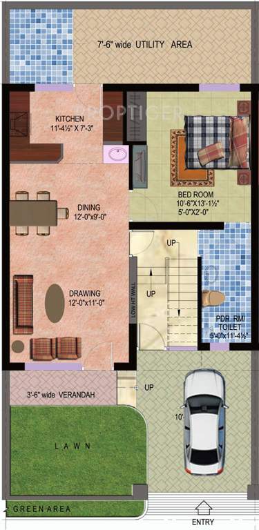 Manglam Aangan The Villas (3BHK+3T (2,100 sq ft) 2100 sq ft)
