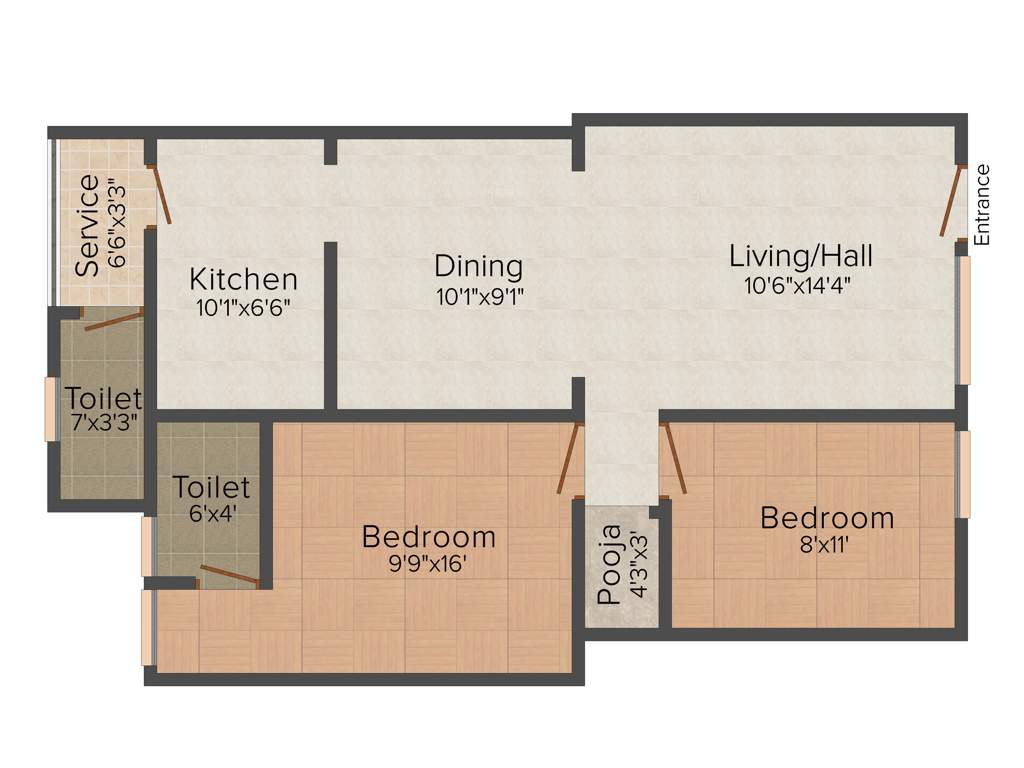 Himayam Sujatha Nivas (2BHK+2T (840 sq ft) 840 sq ft)