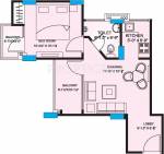 Upasna Rosewood Apartments (1BHK+1T (737 sq ft) 737 sq ft)